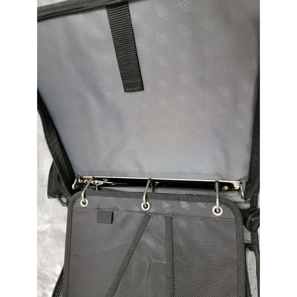 CASE IT DUAL 2 IN 1 RING BINDER 3in With Handle‎ /Shoulder Strap RED /Black